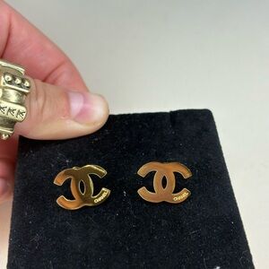 CC Earrings stainless steel 18k gold plated